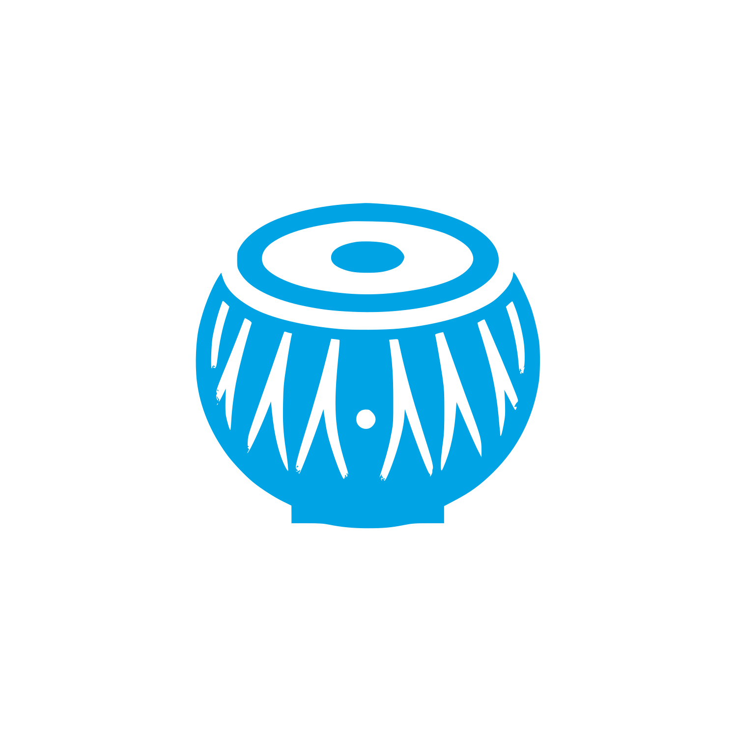 Logo of a Drum #00a3e4