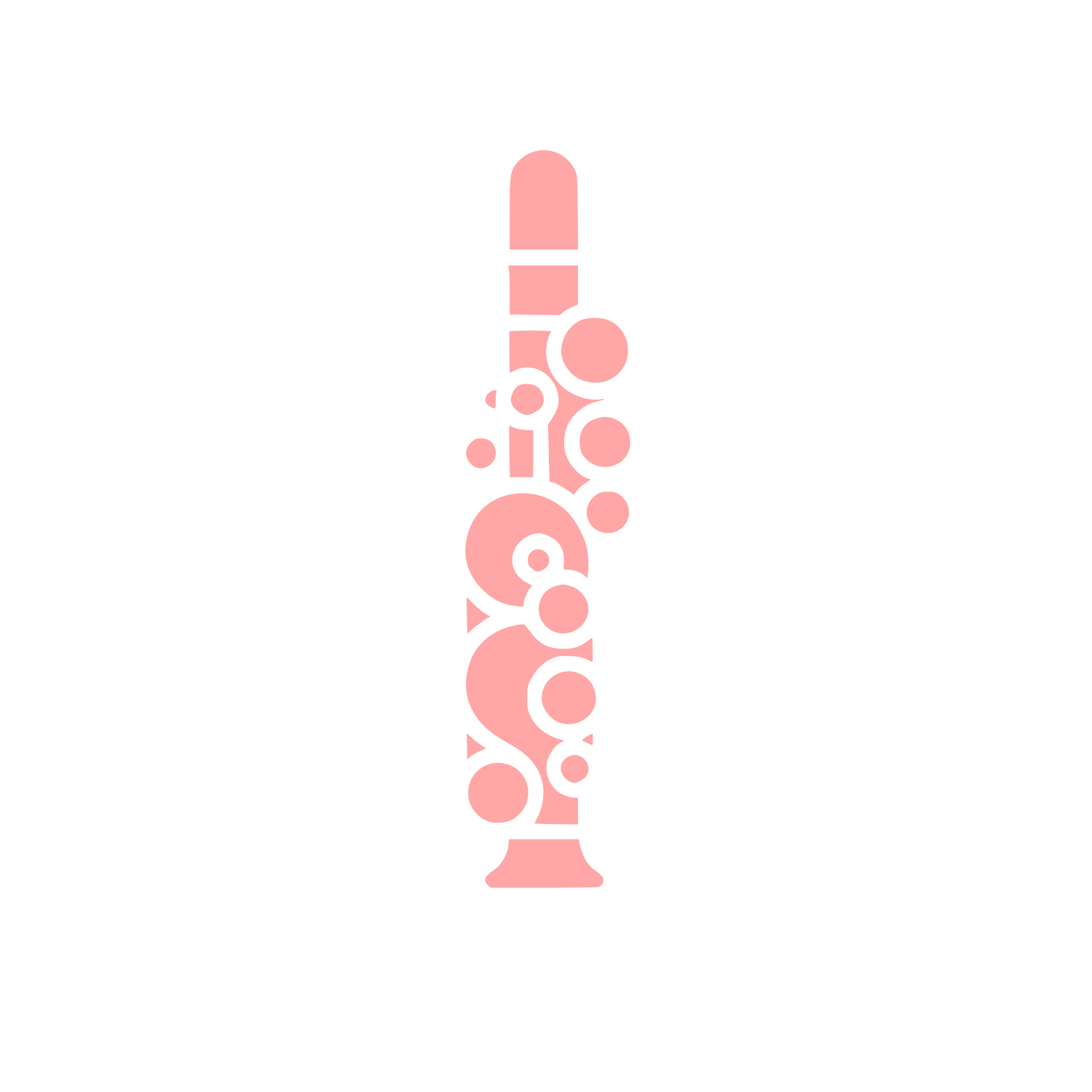 Logo for Woodwind Instrument #ffa6a6