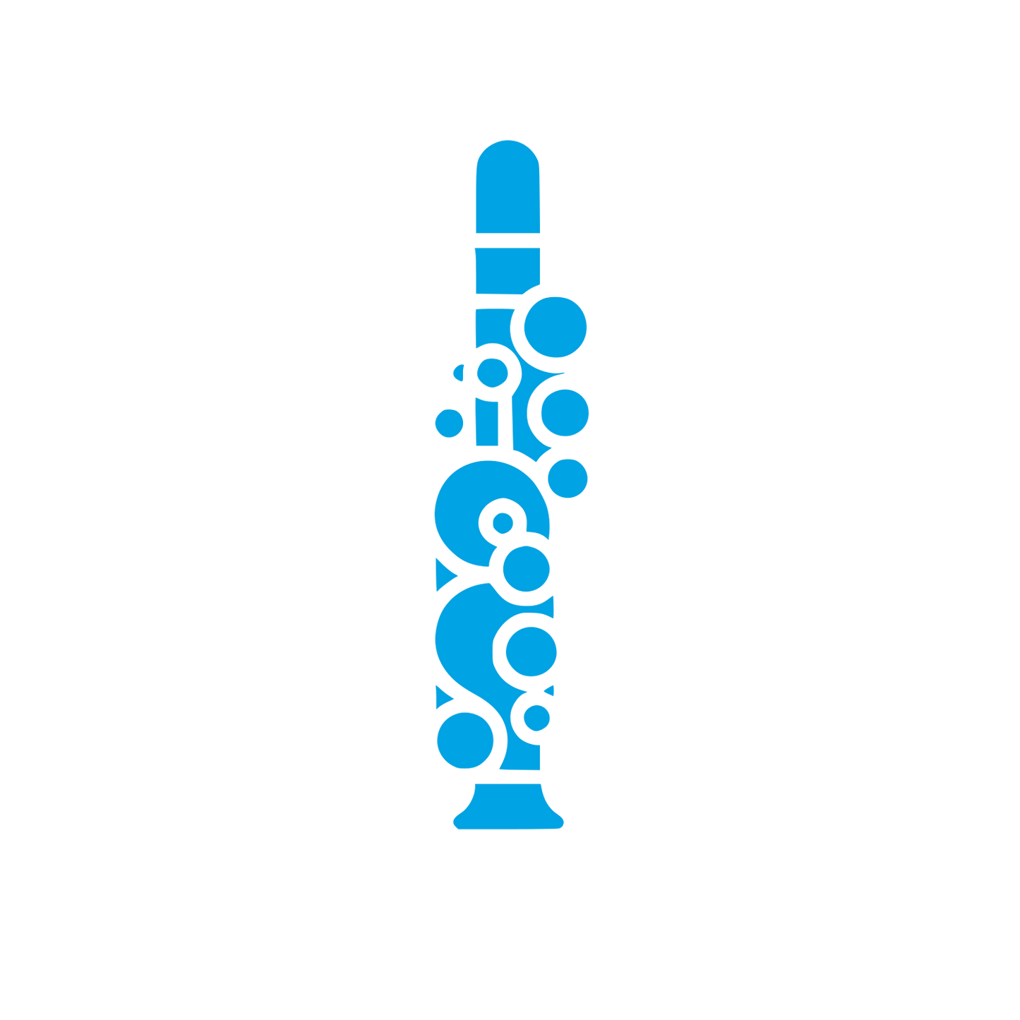 Logo for Woodwind Instrument #00a3e4