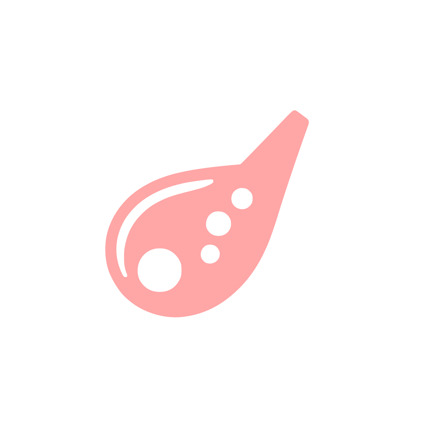 Droplet Logo Design #ffa6a6