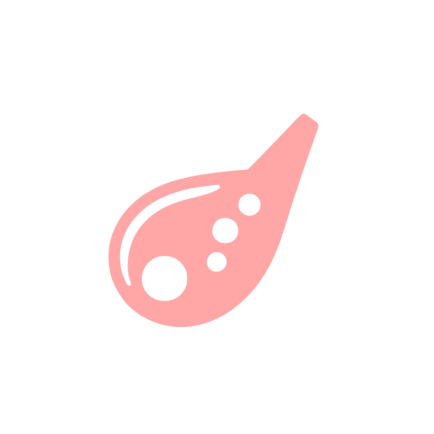 Droplet Logo Design #ffa6a6