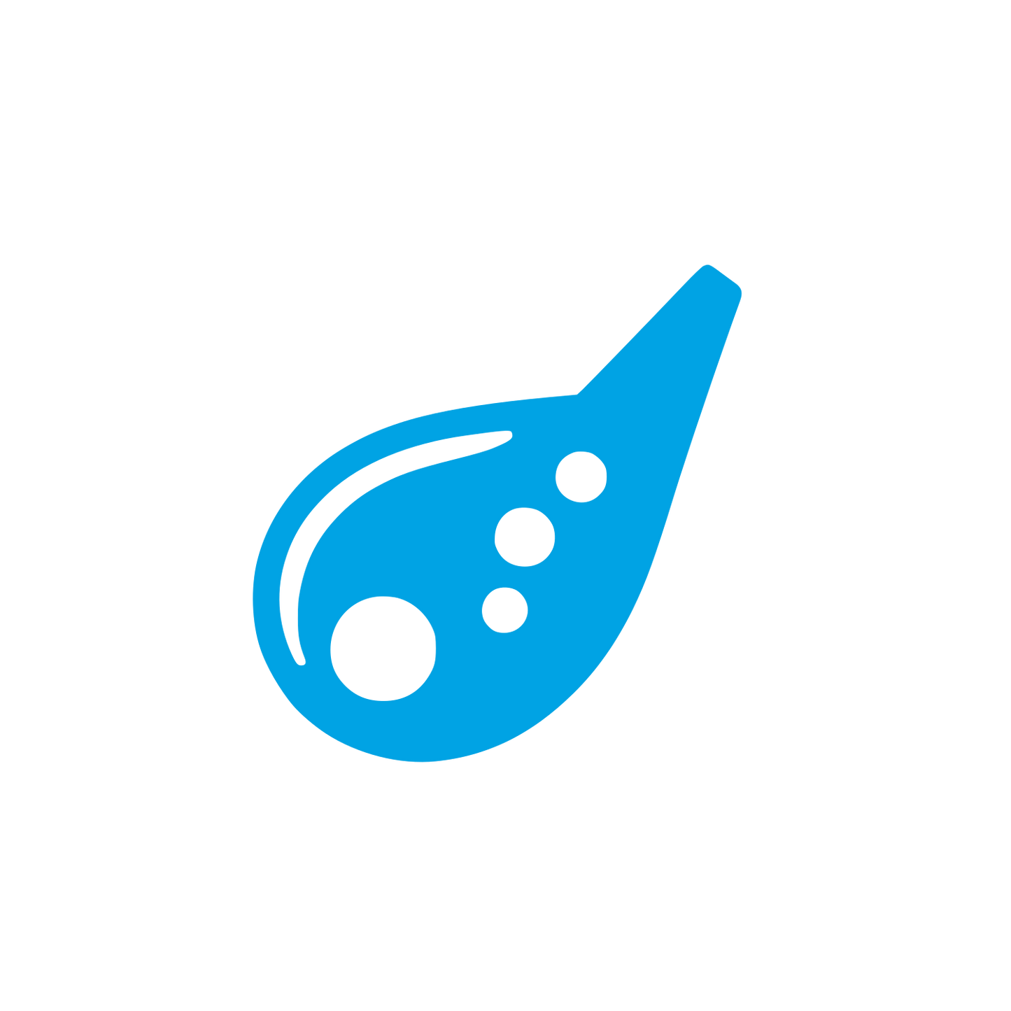 Droplet Logo Design #00a3e4
