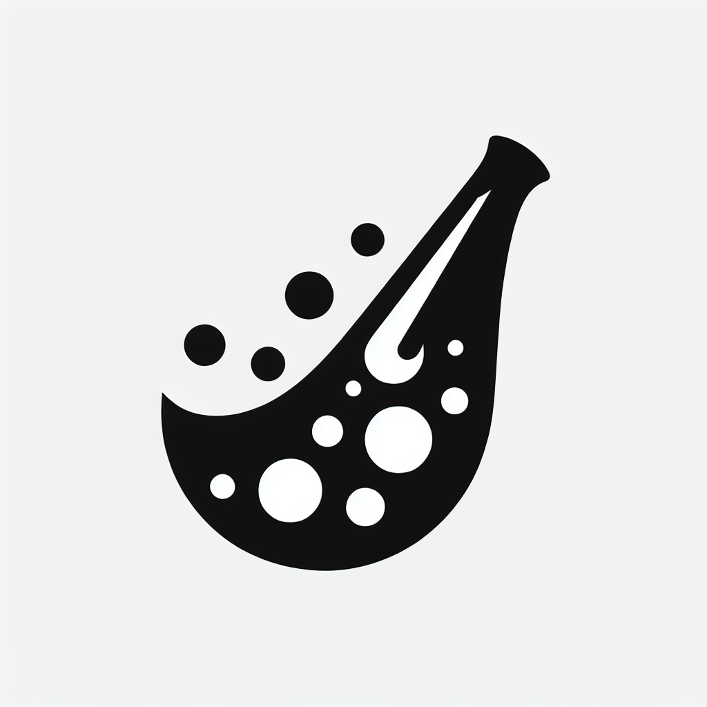 Logo with Droplet Design
