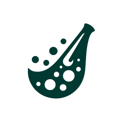 Logo with Droplet Design #003932