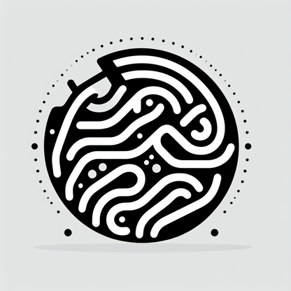 Wave Pattern in Circle Logo