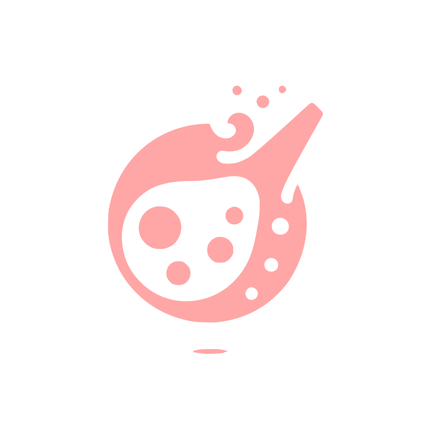 Ocarina Music Logo #ffa6a6