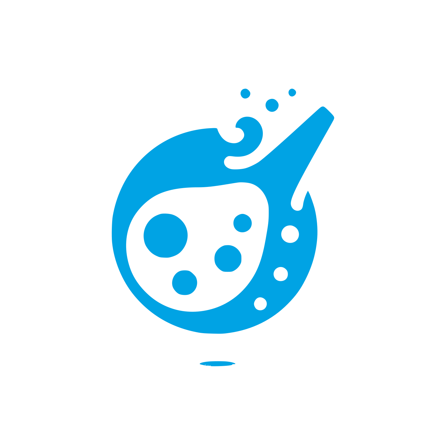 Ocarina Music Logo #00a3e4