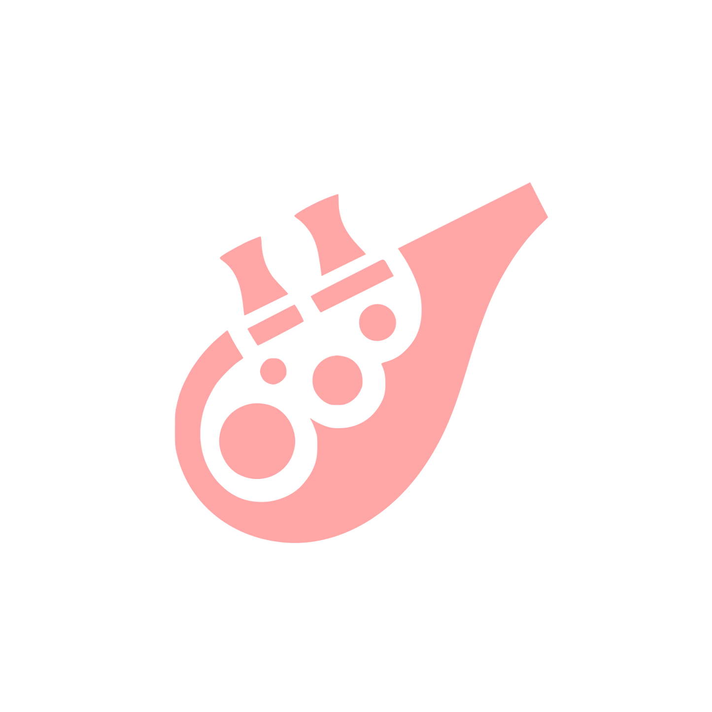 Logo with Whimsical Design #ffa6a6