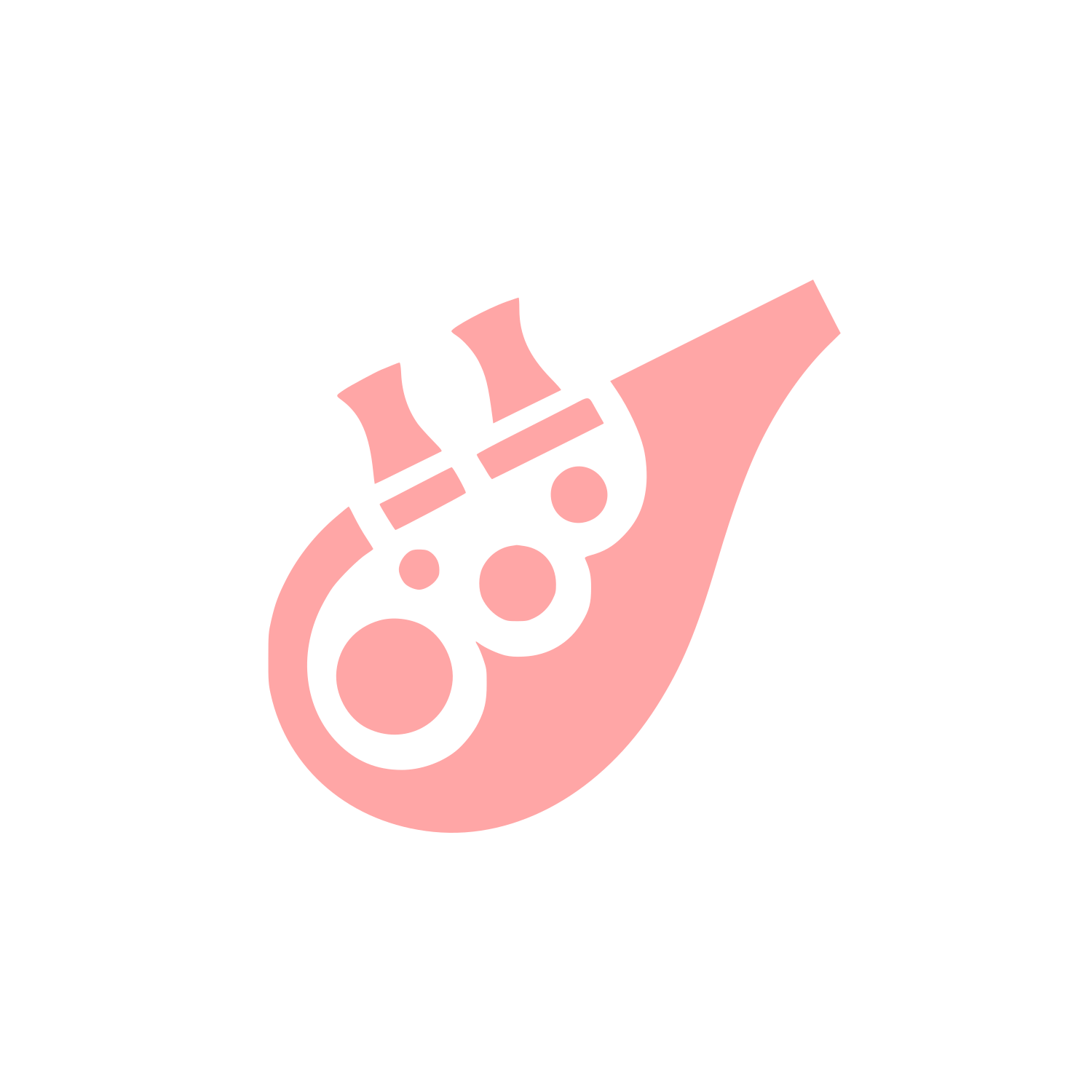 Logo with Whimsical Design #ffa6a6