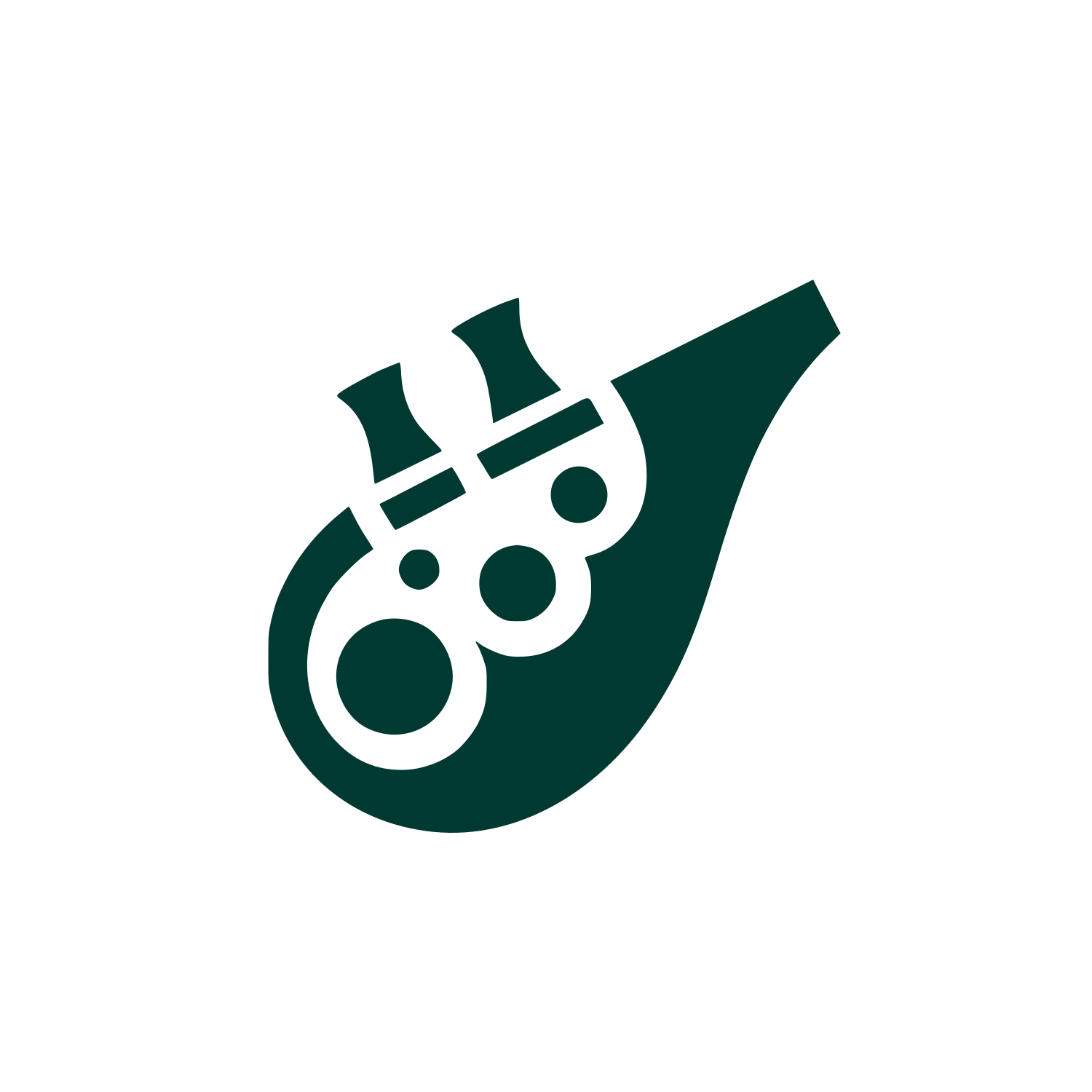 Logo with Whimsical Design #003932
