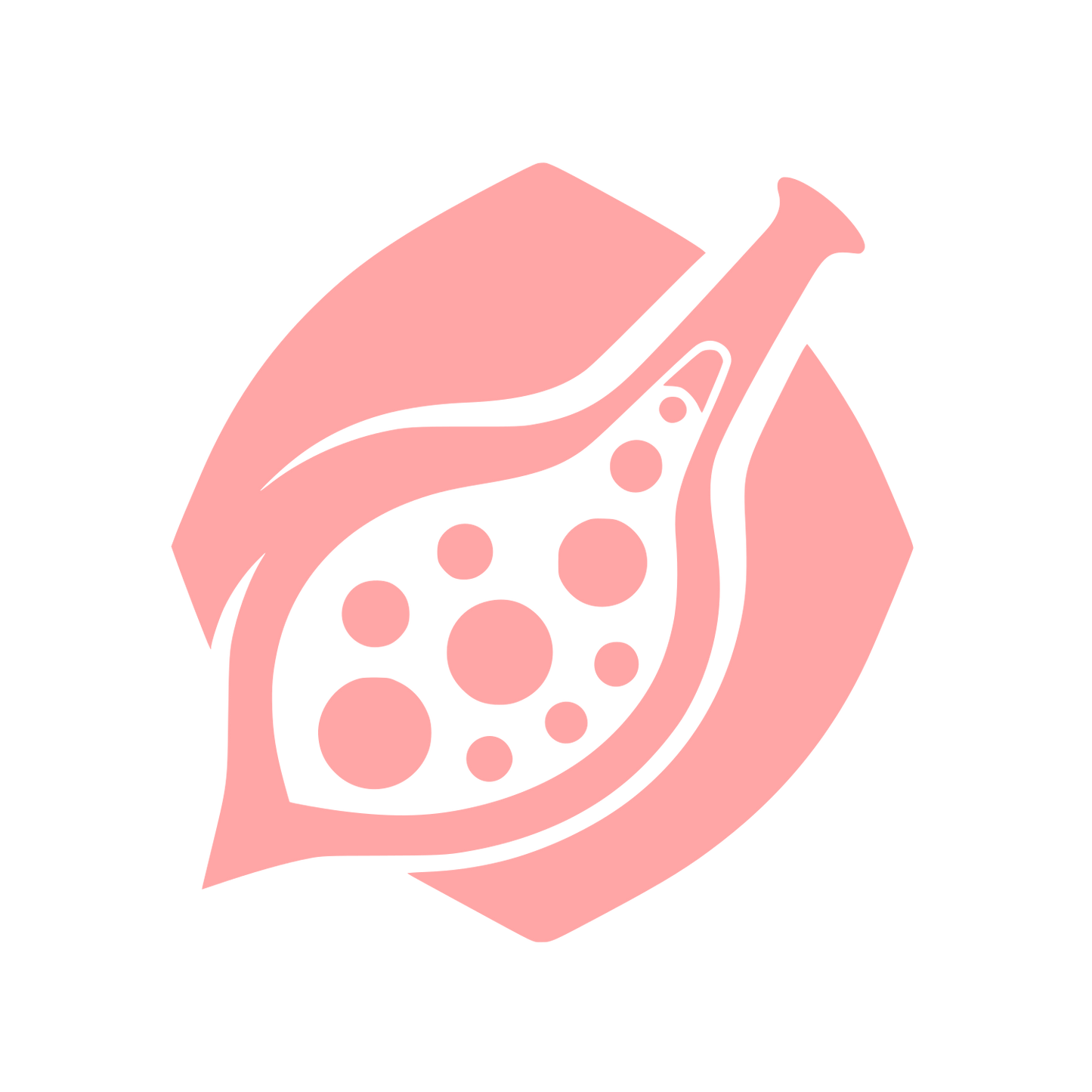 Science Lab Logo Design #ffa6a6