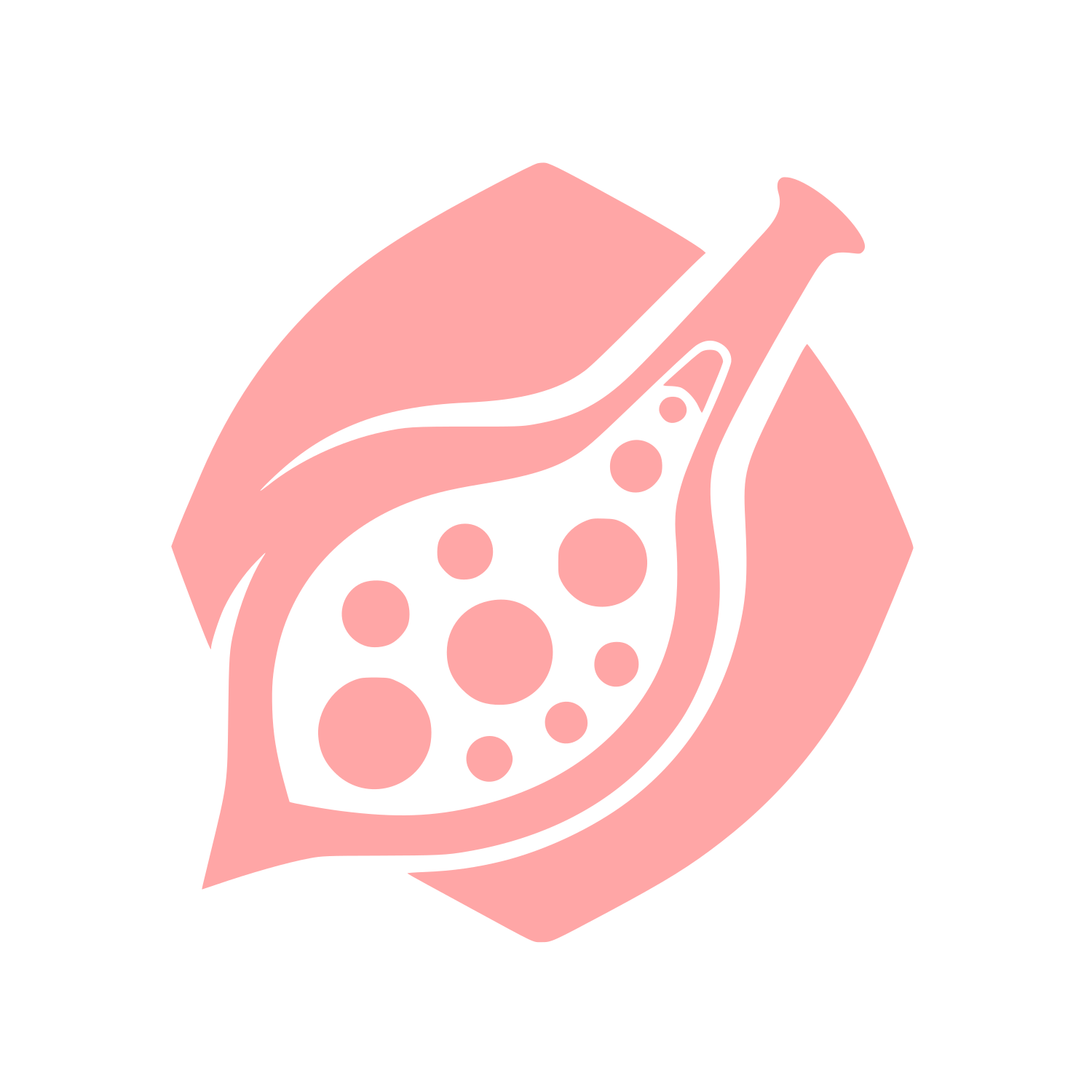 Science Lab Logo Design #ffa6a6