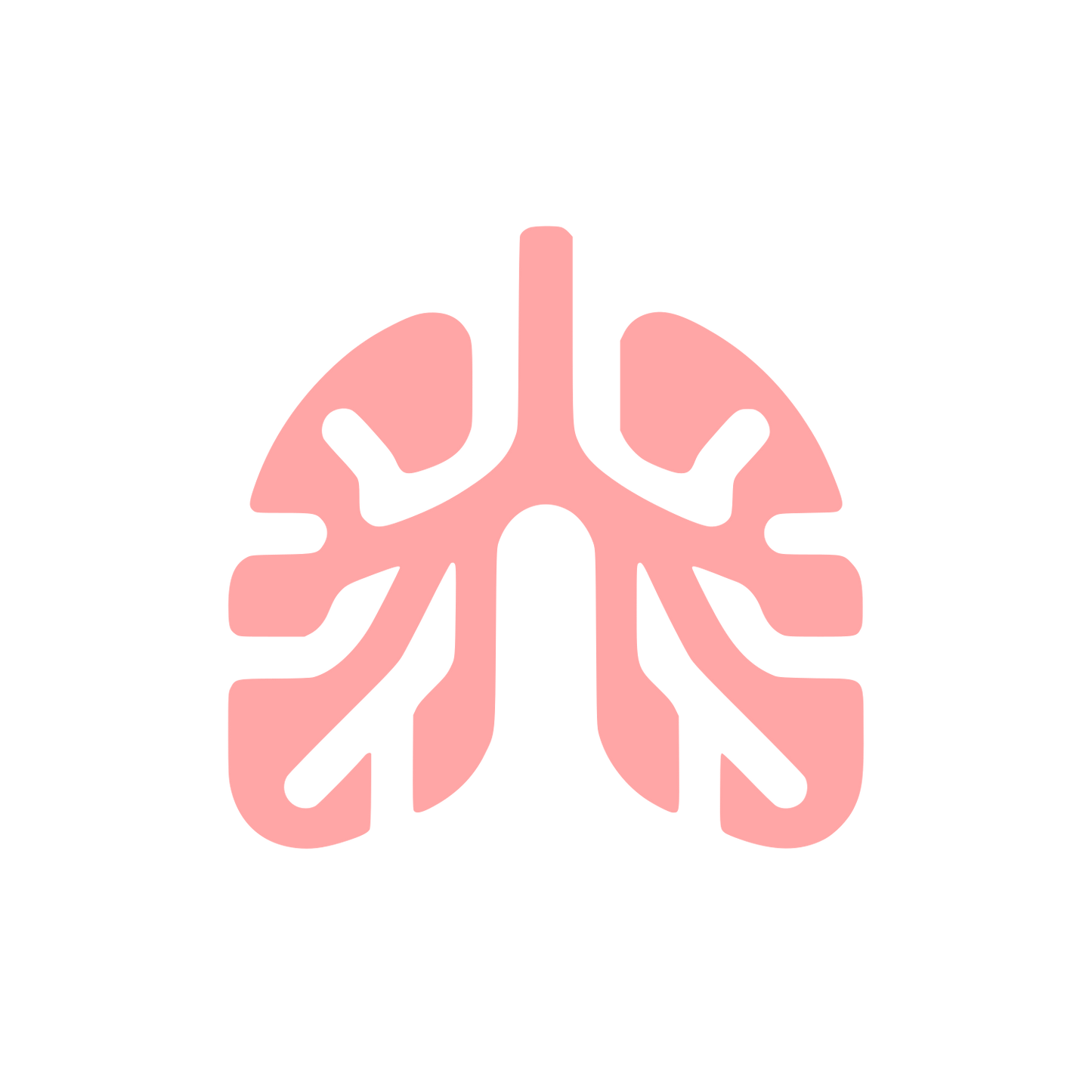 Lung Health Logo #ffa6a6