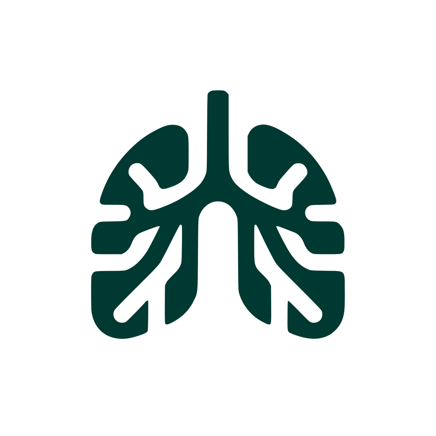 Lung Health Logo #003932