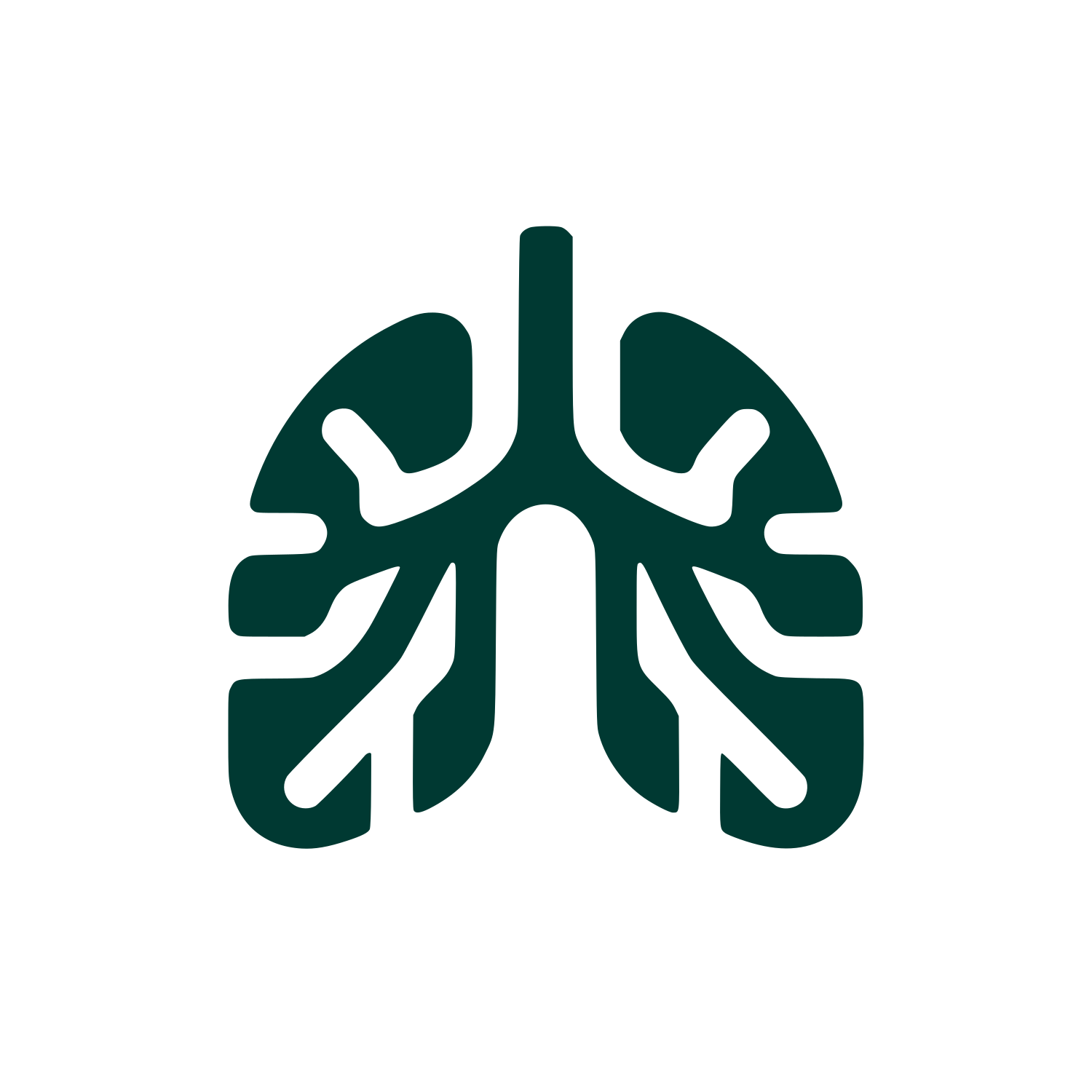Lung Health Logo #003932