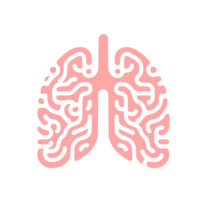 Brain Lungs Logo #ffa6a6