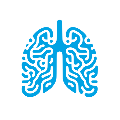 Brain Lungs Logo #00a3e4