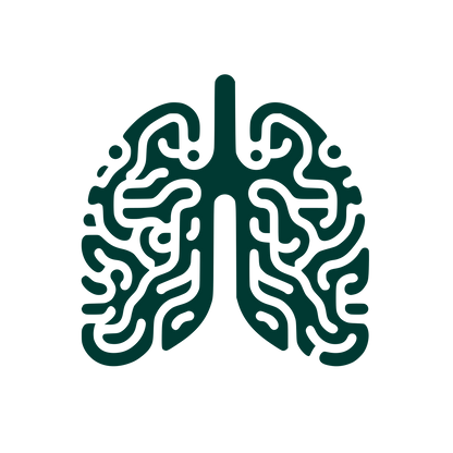 Brain Lungs Logo #003932