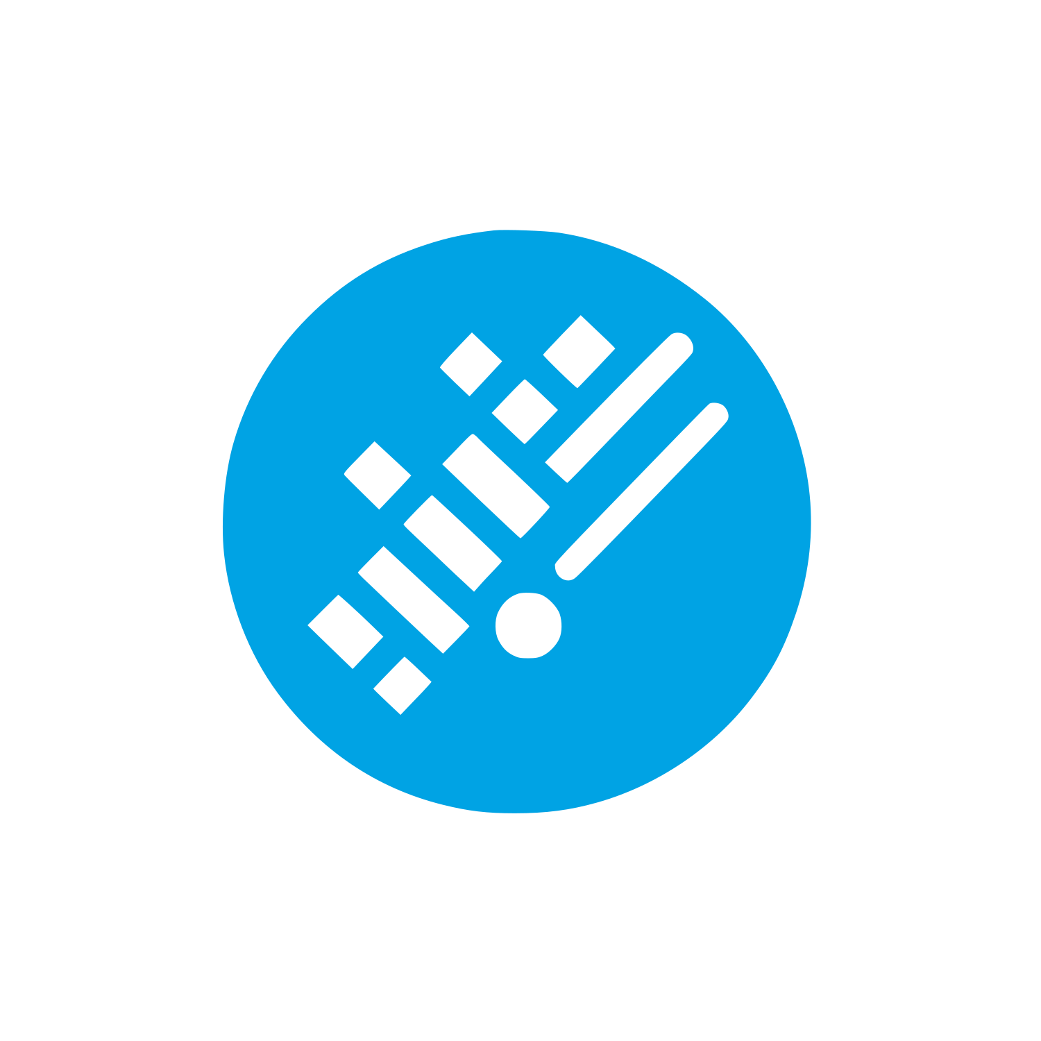 Drum Brush Percussion Icon #00a3e4