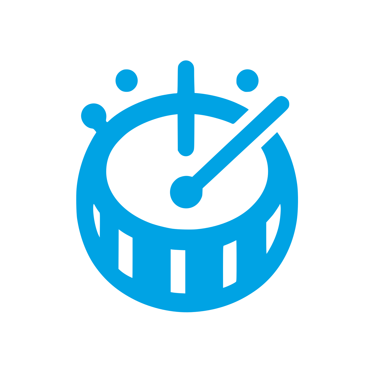Logo Timer Design #00a3e4