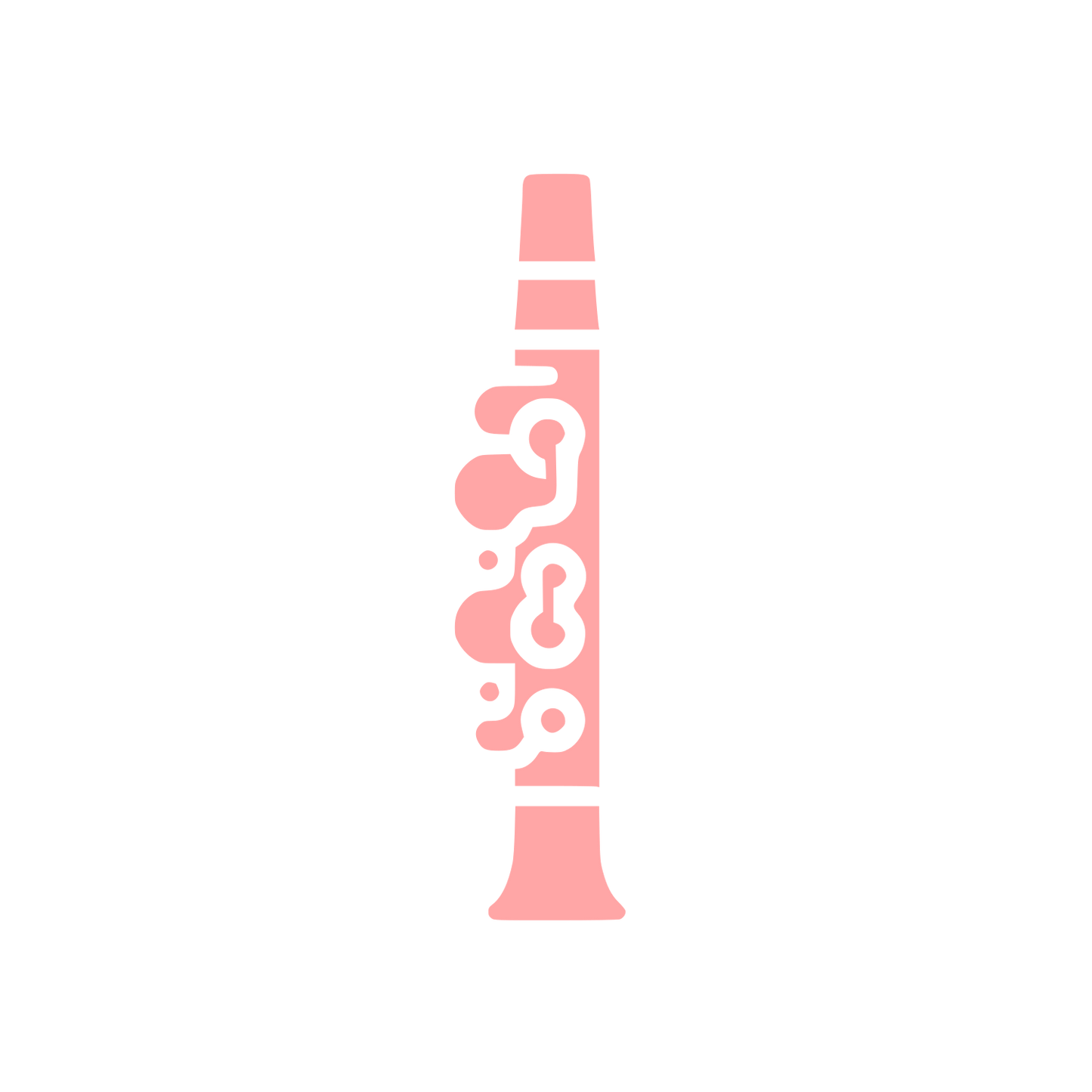 Logo of Clarinet Design #ffa6a6