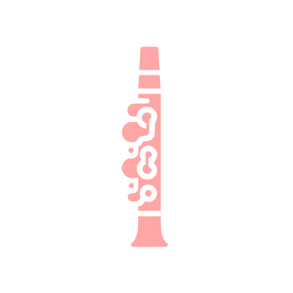 Logo of Clarinet Design #ffa6a6