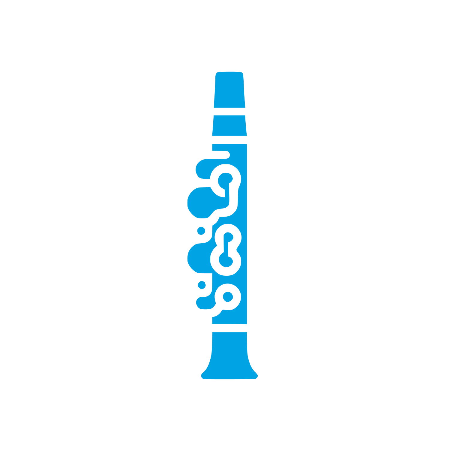 Logo of Clarinet Design #00a3e4