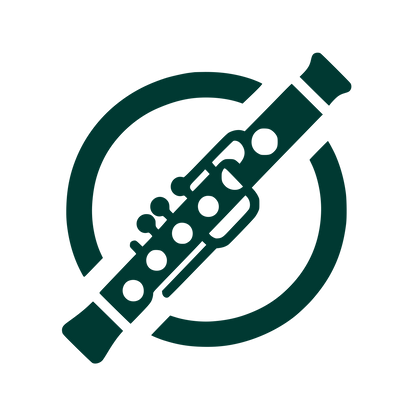 Flute Musical Logo #003932
