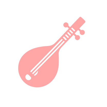 Logo of String Instrument #ffa6a6