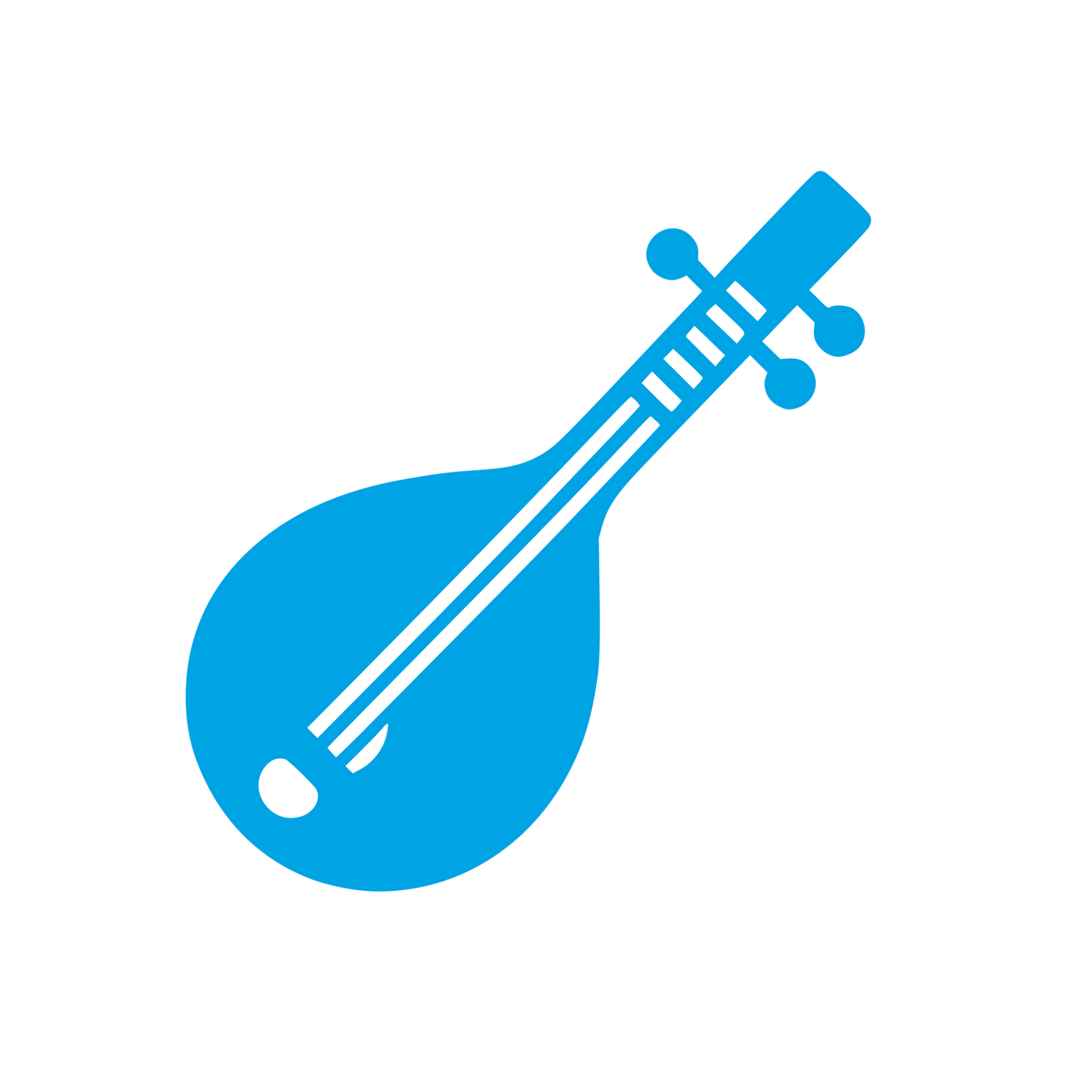 Logo of String Instrument #00a3e4