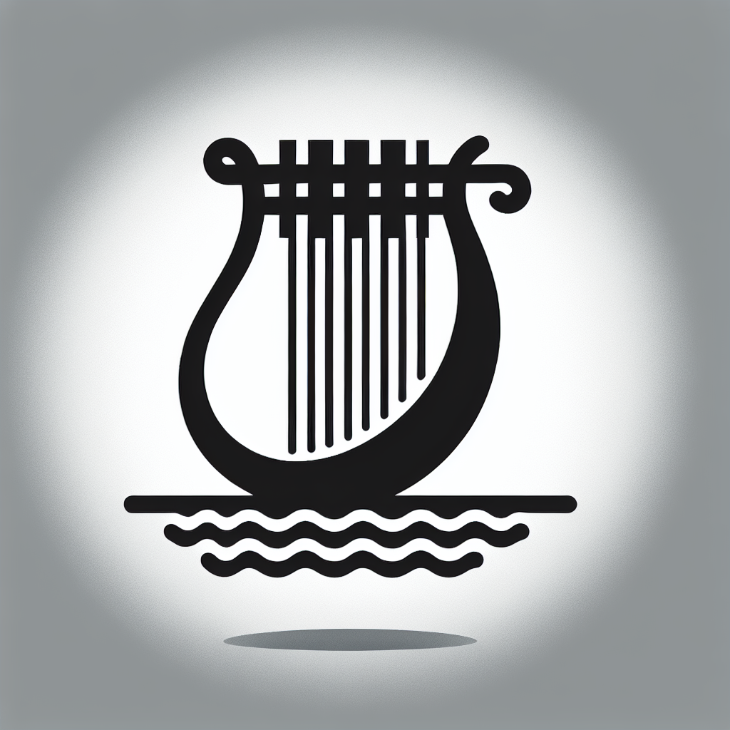 Logo of a Lyre