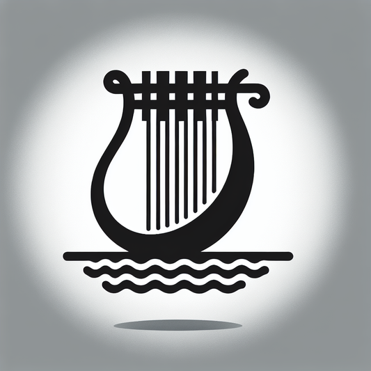 Logo of a Lyre