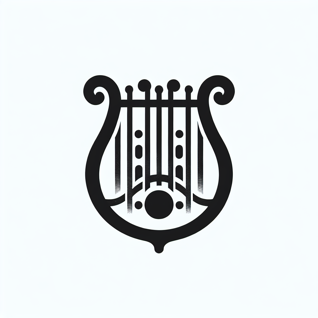 Musical Lyre Logo