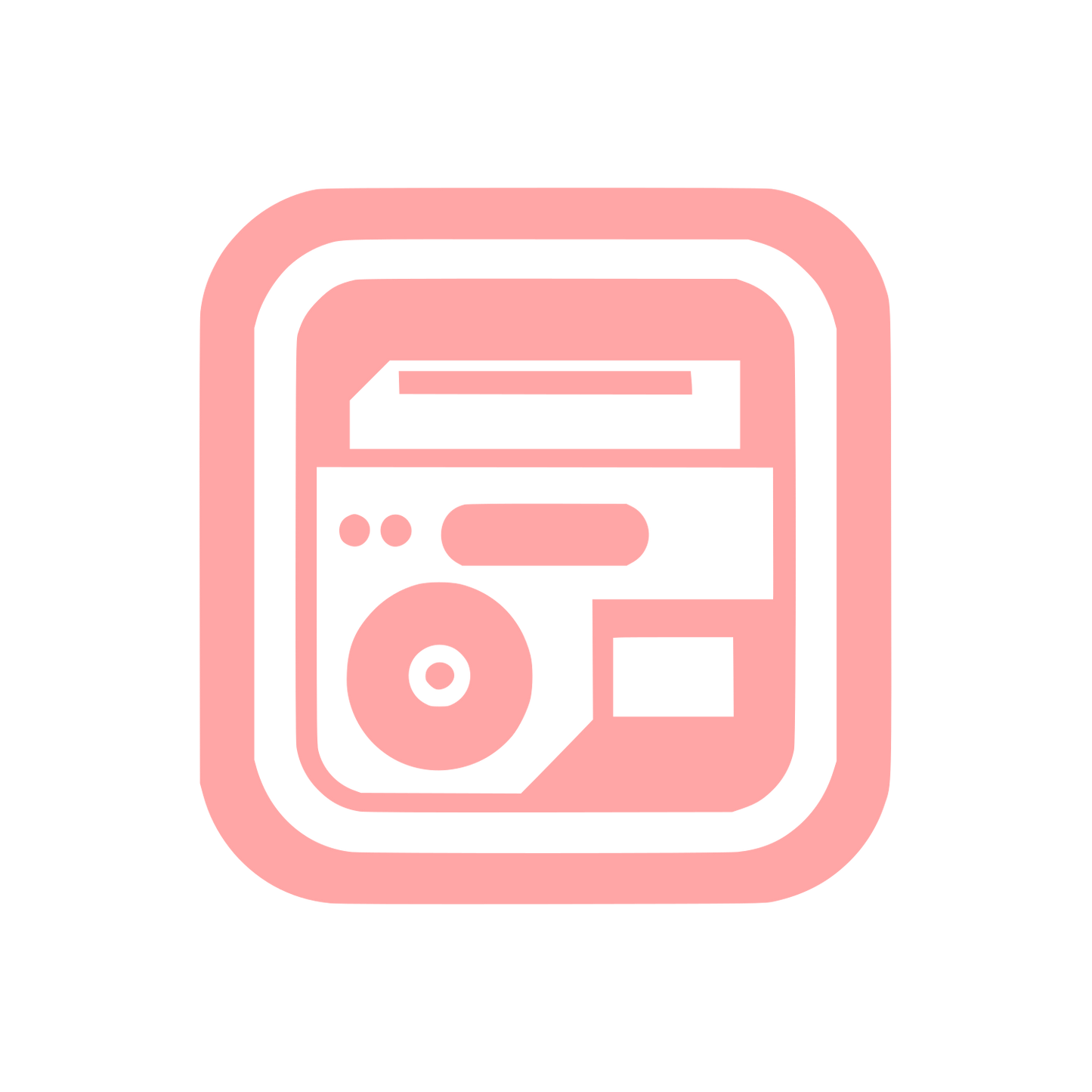 Recorder Hand-Drawn Logo #ffa6a6