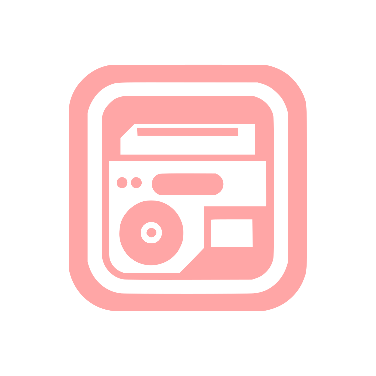 Recorder Hand-Drawn Logo #ffa6a6