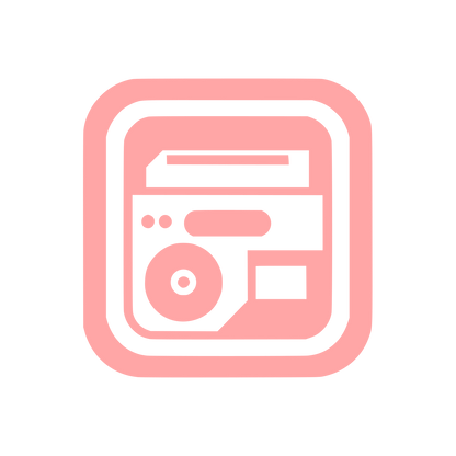 Recorder Hand-Drawn Logo #ffa6a6