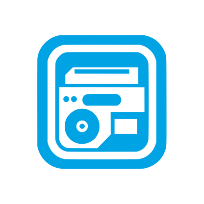Recorder Hand-Drawn Logo #00a3e4