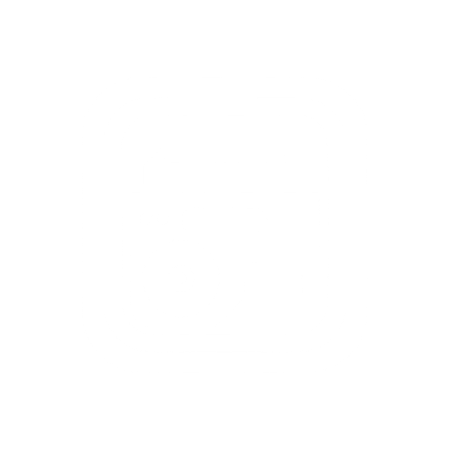 Recorder Hand-Drawn Logo #ffffff