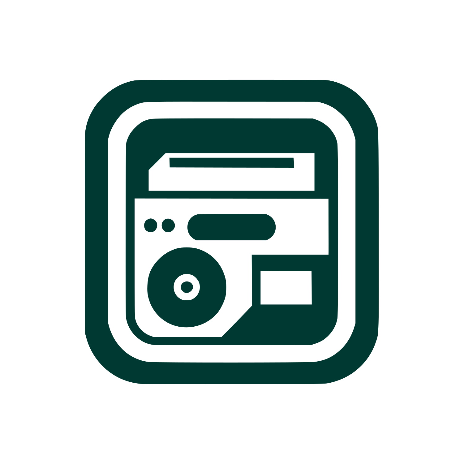 Recorder Hand-Drawn Logo #003932