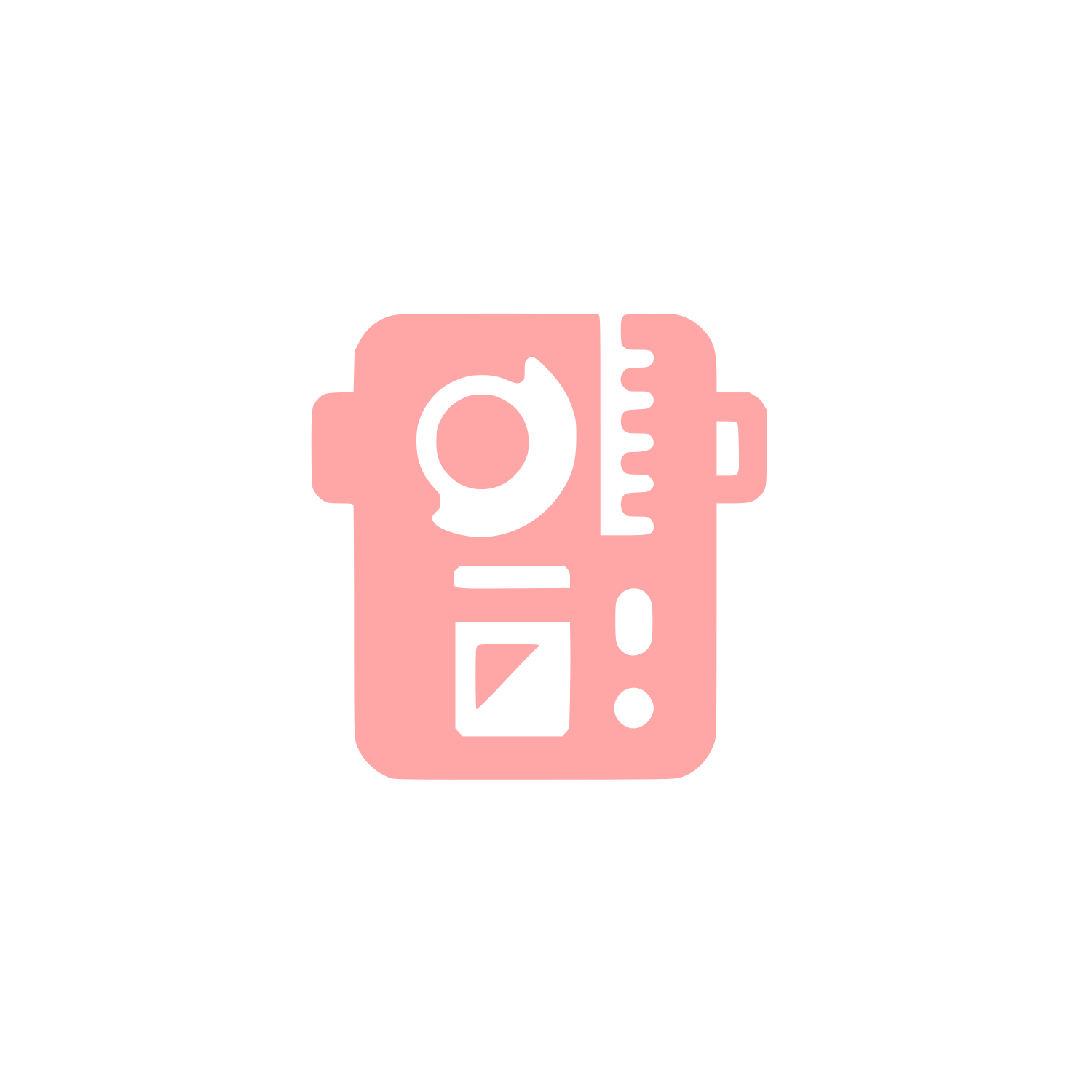 Logo for Measurement Tool #ffa6a6