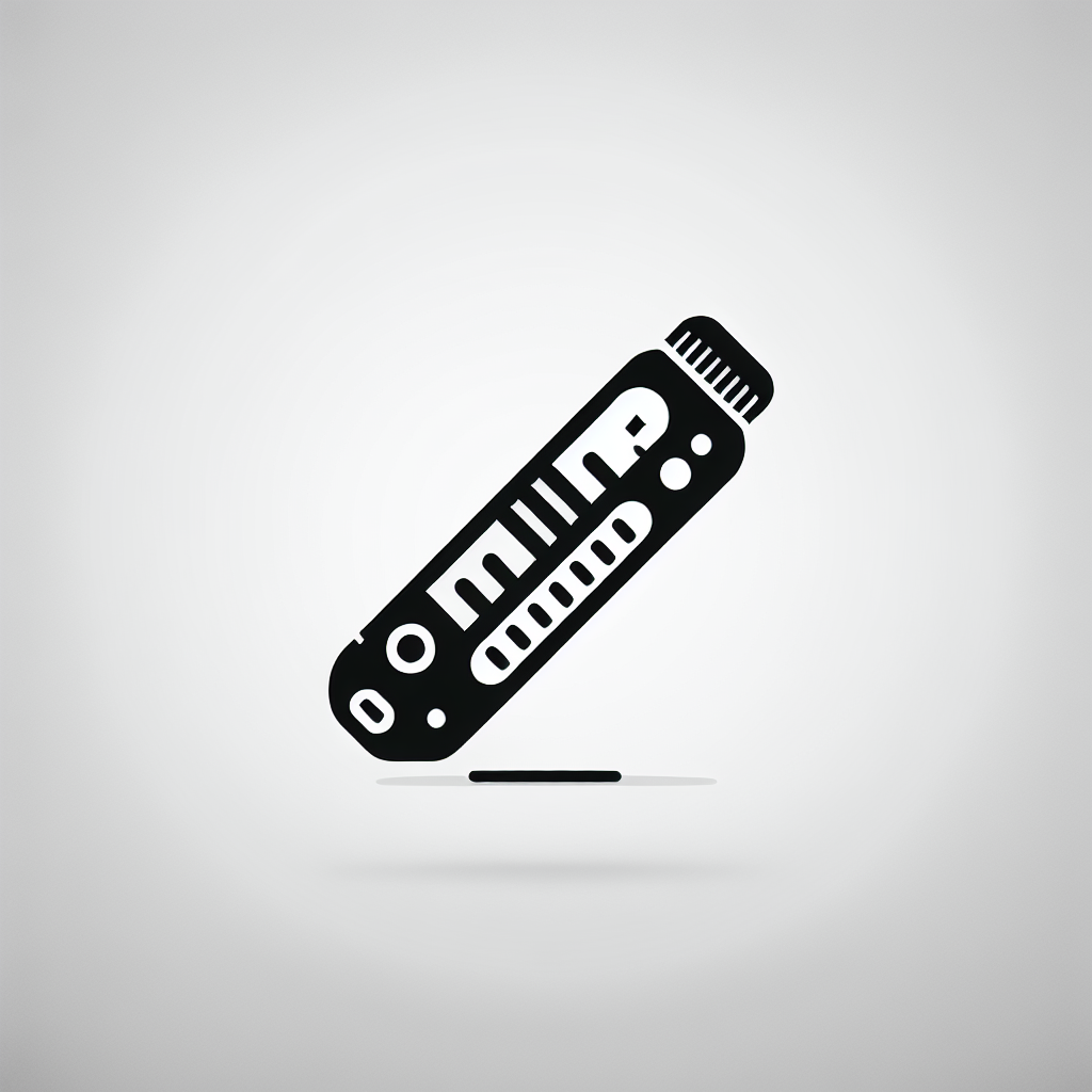 Recorder Music Minimalist Logo