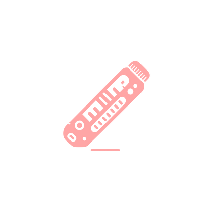 Recorder Music Minimalist Logo #ffa6a6