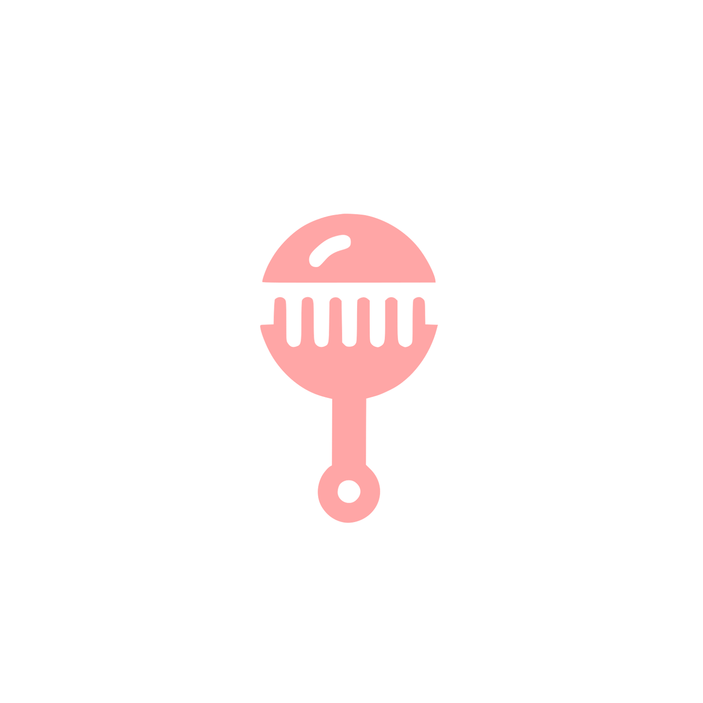 Logo of a Rake #ffa6a6