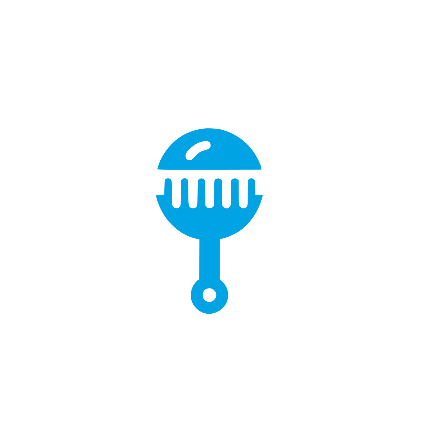 Logo of a Rake #00a3e4