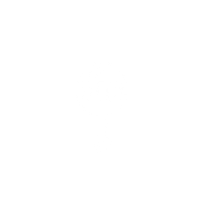 Logo of a Rake #ffffff