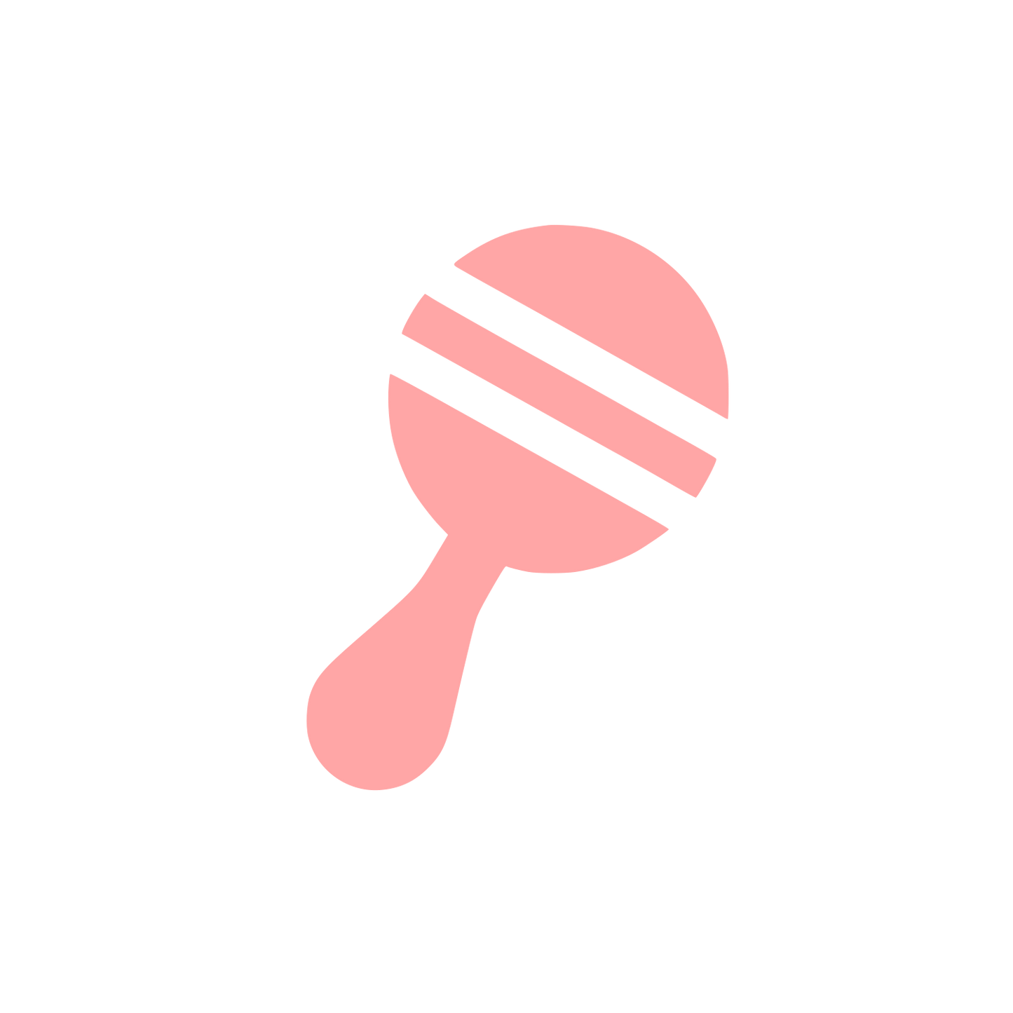 Logo of Rattle Design #ffa6a6