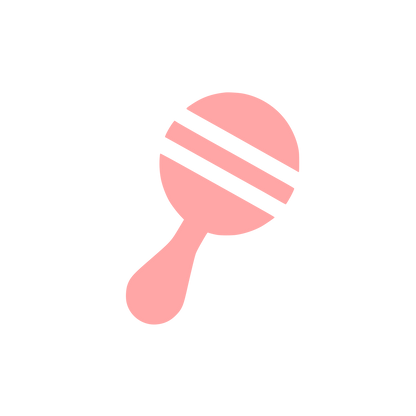 Logo of Rattle Design #ffa6a6