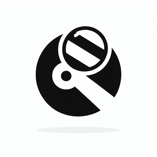 Logo with Magnifying Glass
