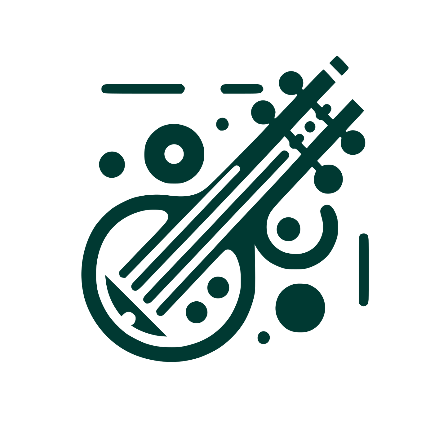 Music Inspired Logo #003932