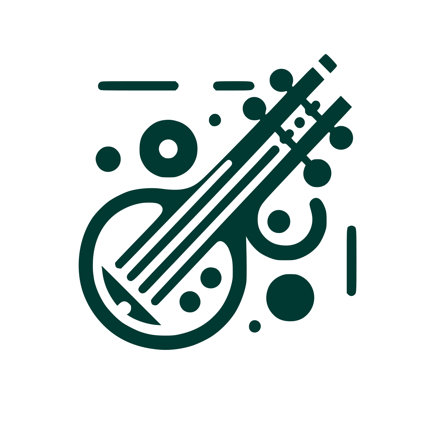 Music Inspired Logo #003932